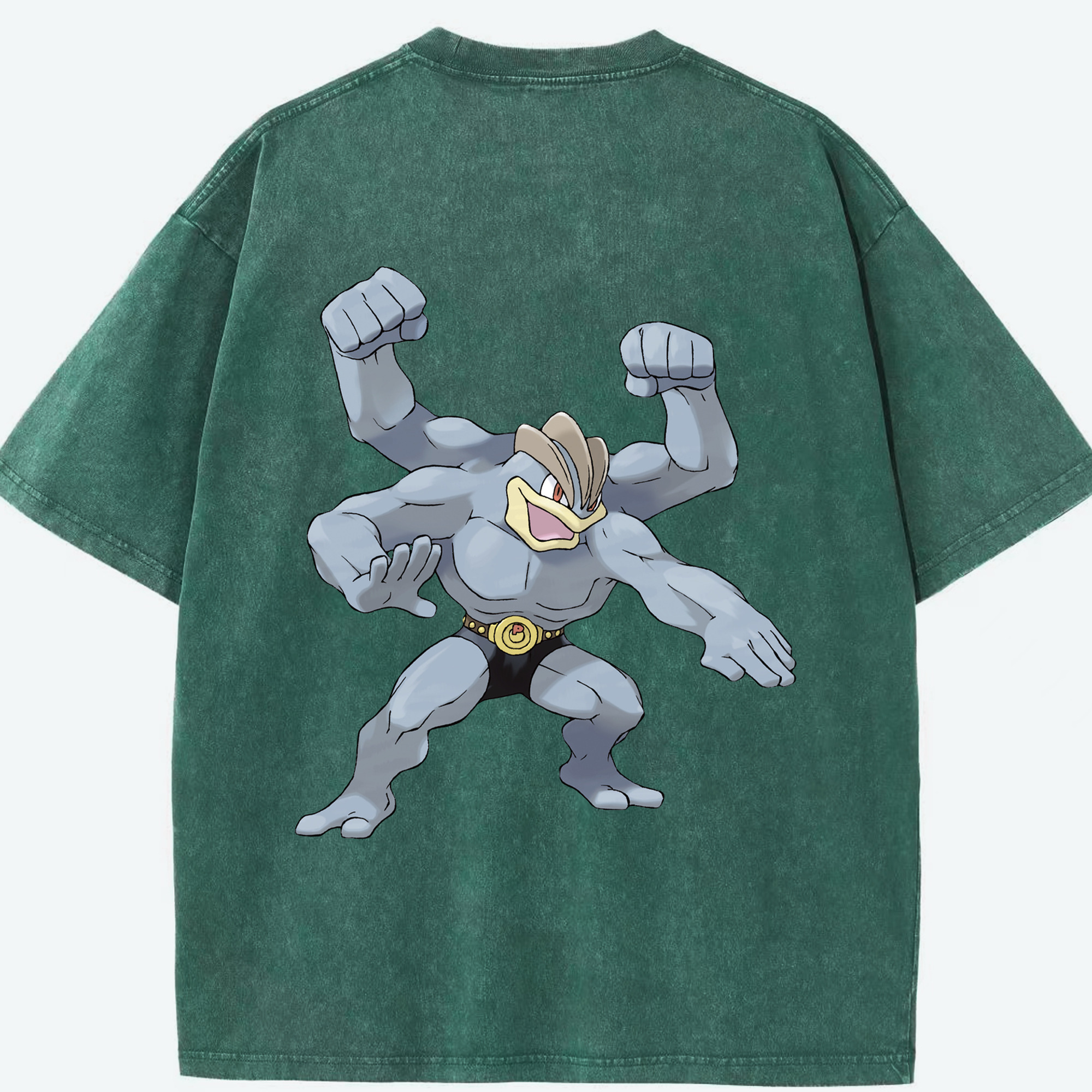 （画像用） ポケットモンスター Pokémon 綿100% ヴィンテージ風 半袖Tシャツ（背面プリント）